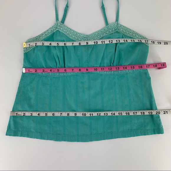 Reitman’s Seafoam Green Cotton Camisole Style Halter Top, Medium - Picture 12 of 16